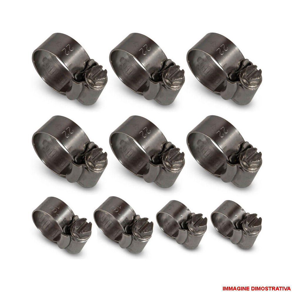 Clip kit 2 per kit tubi siliconici Samco