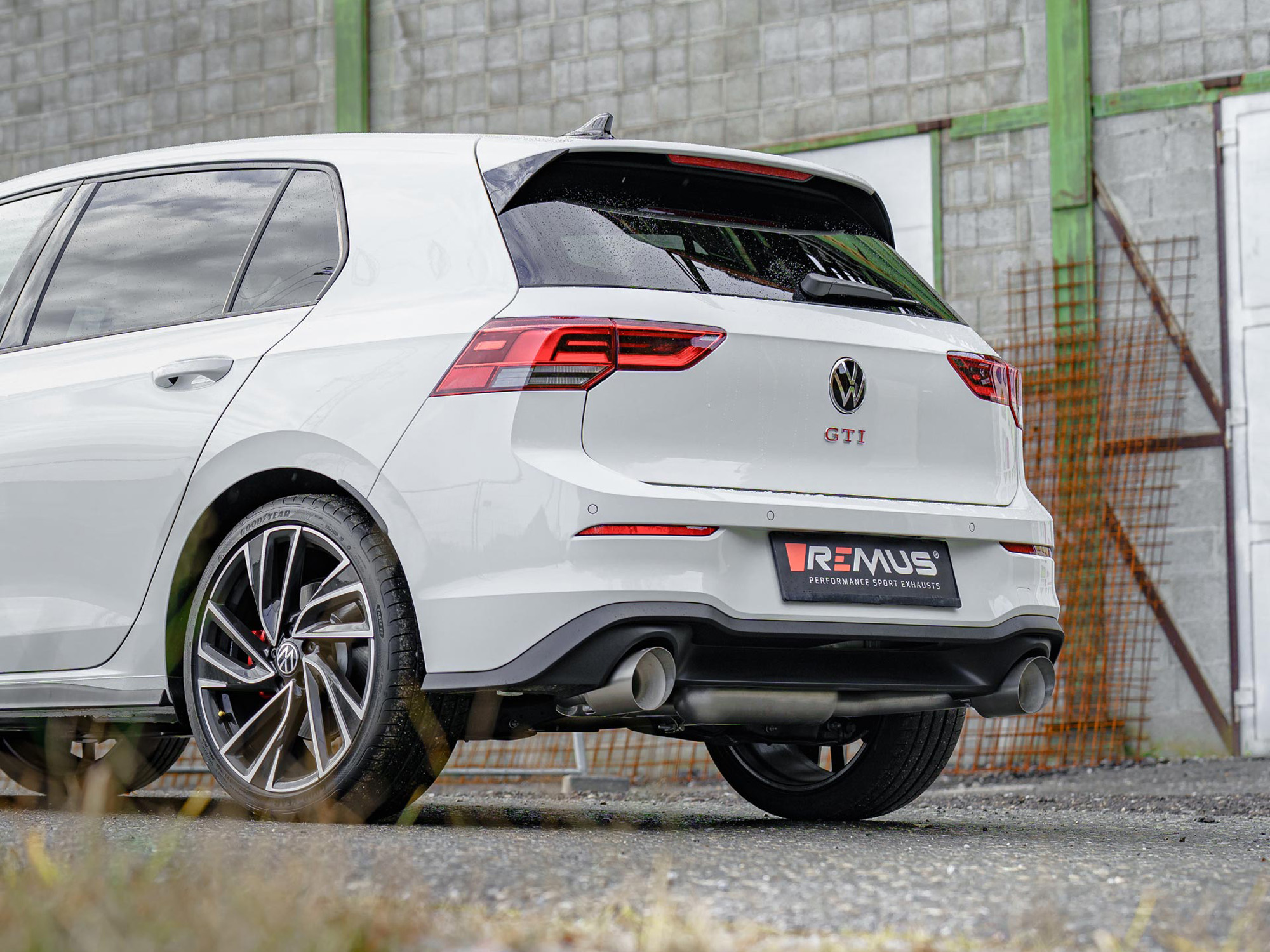 Scarico sportivo omologato Remus a partire dal FAP per VW Golf 8, Typ(e) CD 2.0L TSI, GTI 180kW 08/2020=> (con FAP)