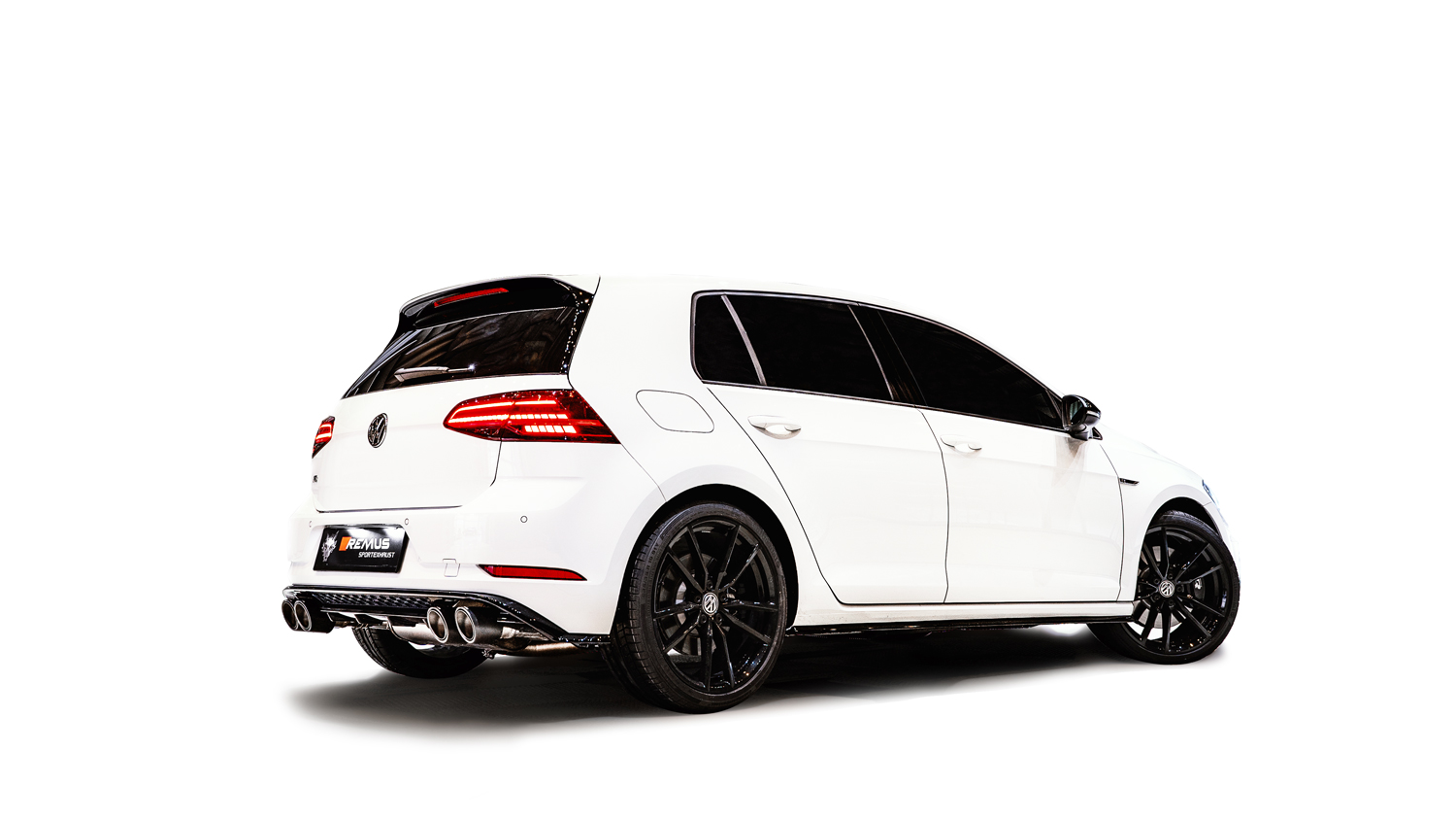 Scarico sportivo omologato Remus a partire dal FAP per VW Golf 7.5 2.0l TSI R 4motion 221kW 12/2018- (con FAP)