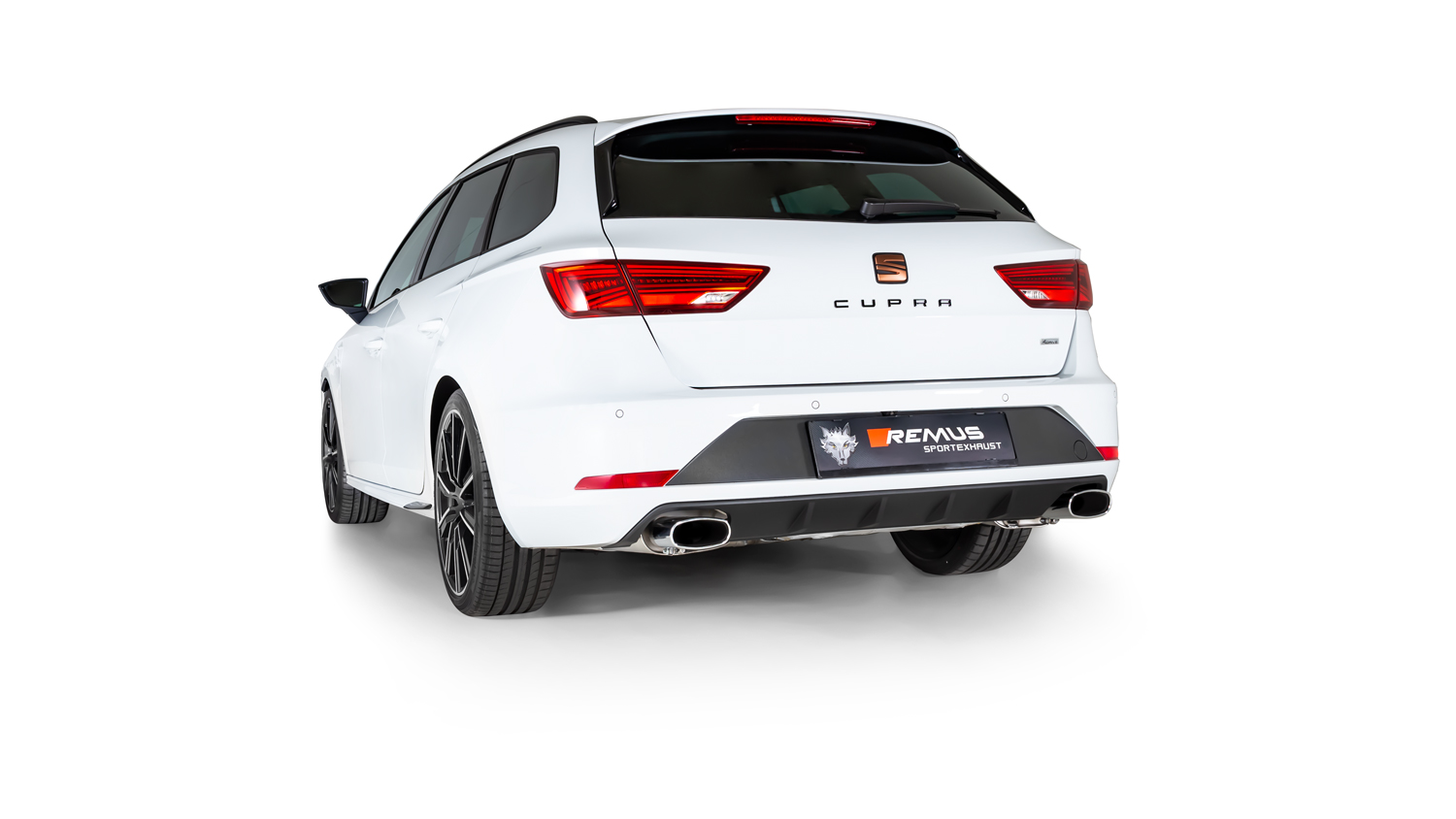 Scarico sportivo omologato Remus a partire dal FAP per Seat Leon Cupra Typ(e) 5F, ST 300 4drive 2.0l TSI 221kW 11/2018=> (DNU, con FAP)