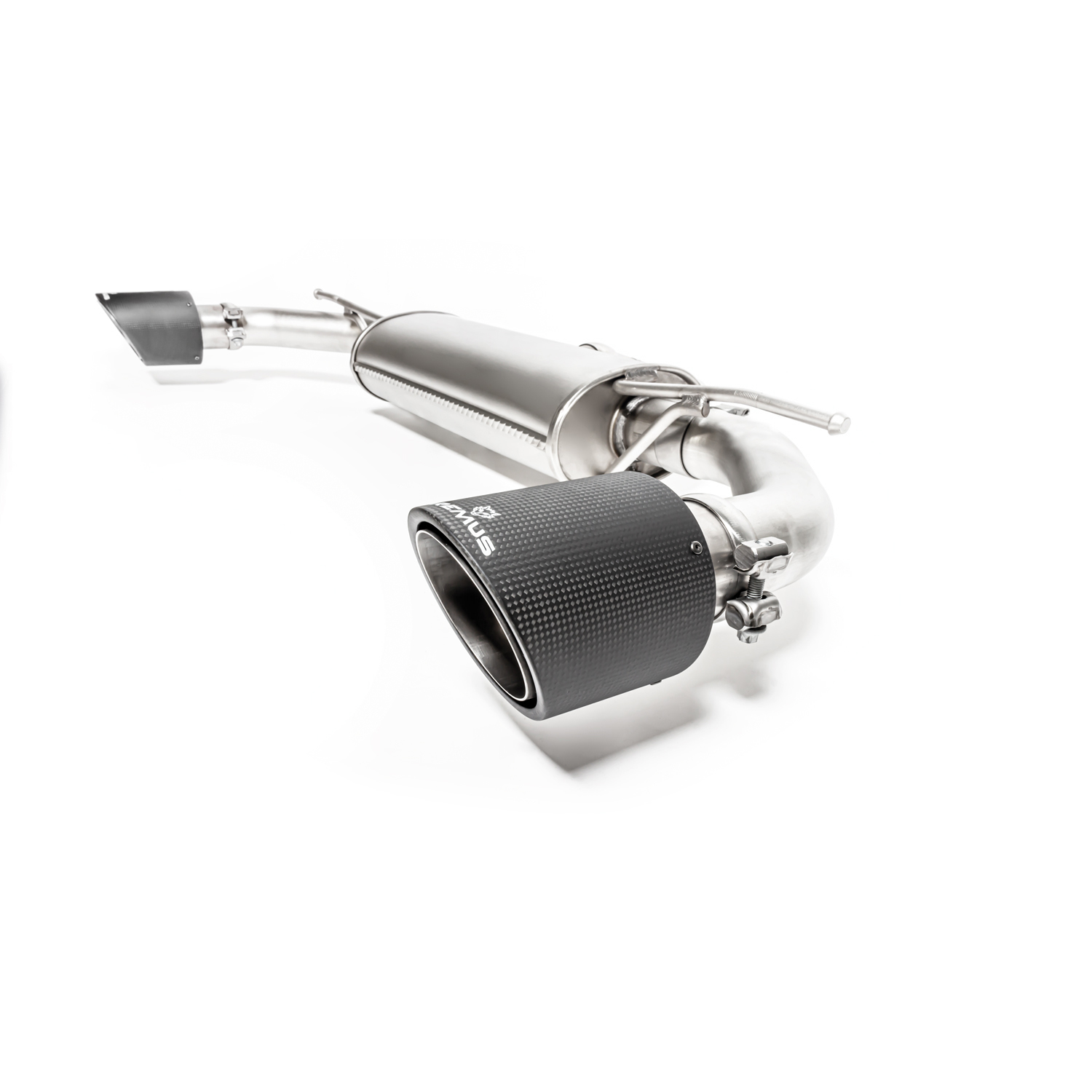 Sistema di scarico sportivo omologato Remus a partire dal Fap per VW Golf 7 GTI TCR Type AU 2.0 TSI 213kW (con FAP)