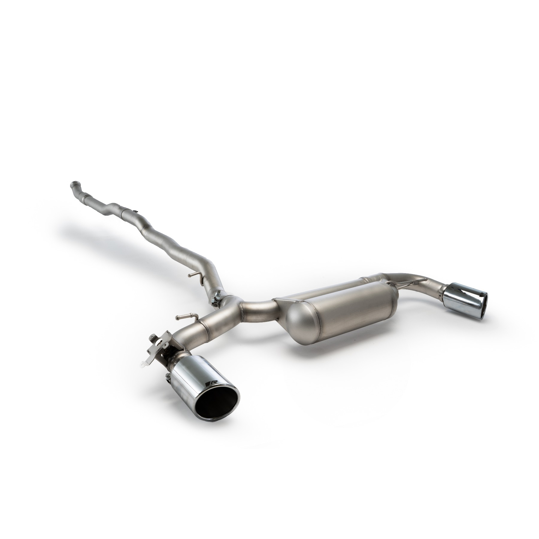 Sistema di scarico racing Remus a partire dal catalizzatore per MINI Typ(e) F54 2.0l Turbo, John Cooper Works “JCW” Clubman ALL4 225kW dal 07/2019 (B48A20E, con FAP)