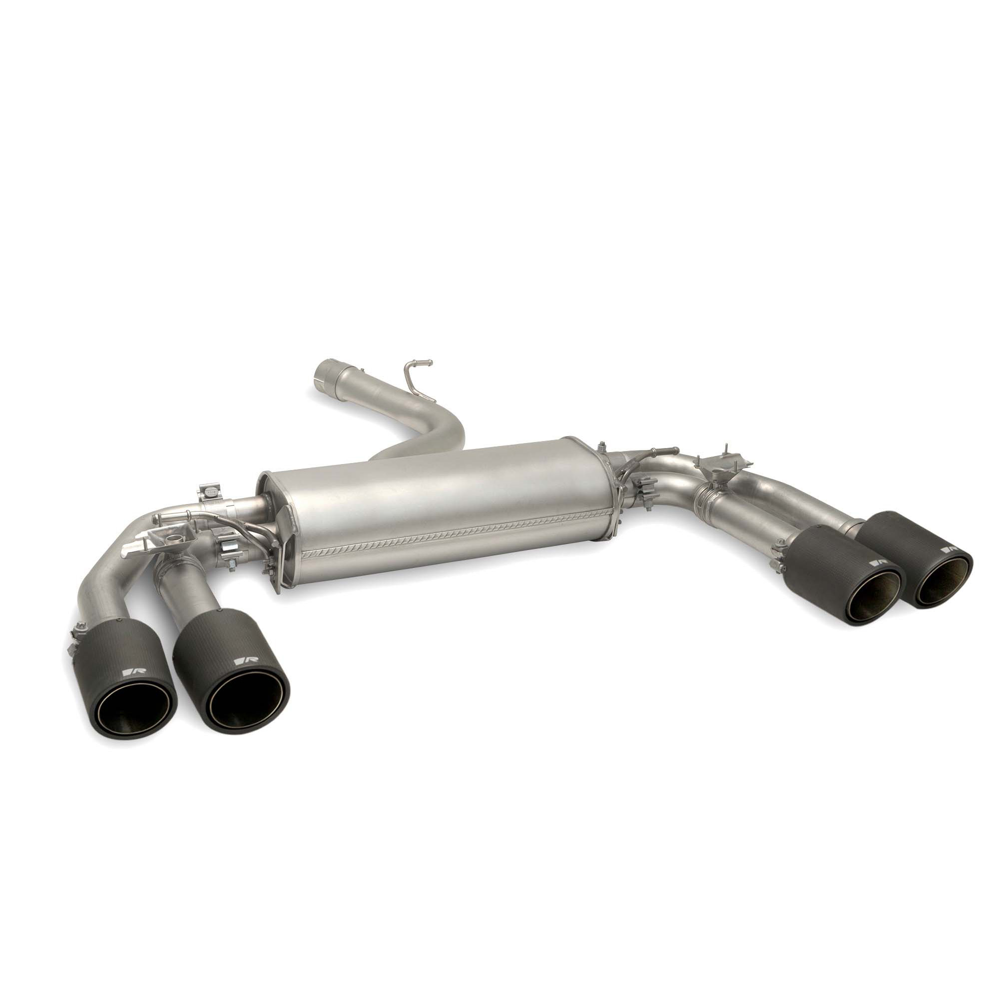 Scarico sportivo omologato Remus a partire dal FAP per VW Golf 8, Typ(e) CD 2.0l TSI, R, 4Motion 235 kW 2021=> (DNF, con FAP)