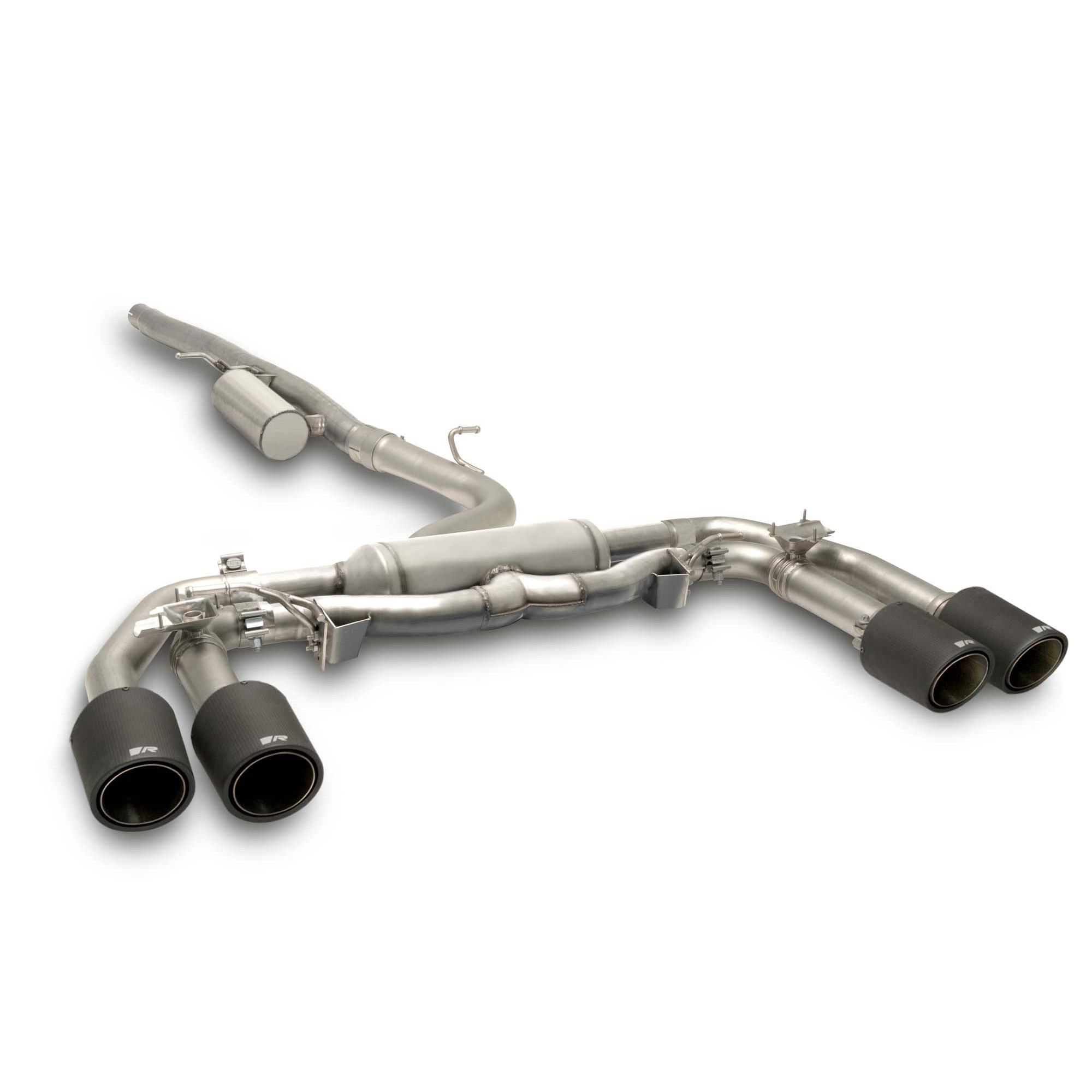 Scarico racing Remus a partire dal FAP per VW Golf VIII, Typ(e) CD 2.0l TSI, R, 4Motion 235 kW 2021=> (DNF, con FAP)