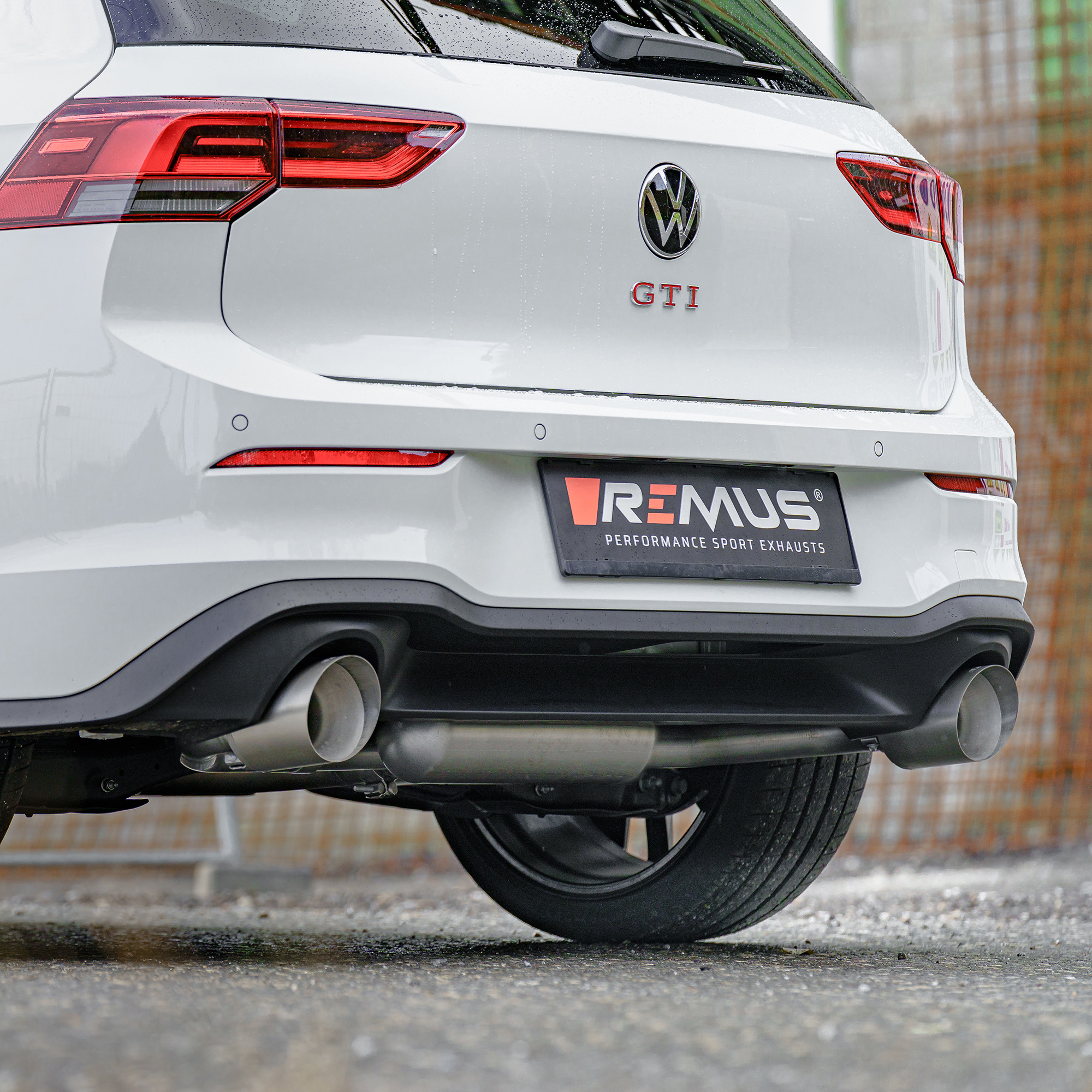 Scarico racing Remus a partire dal Fap per VW Golf 8 GTI Clubsport Typ(e) CD 2.0l TSI DSG 221KW 08/2020=> (DNF, con FAP)