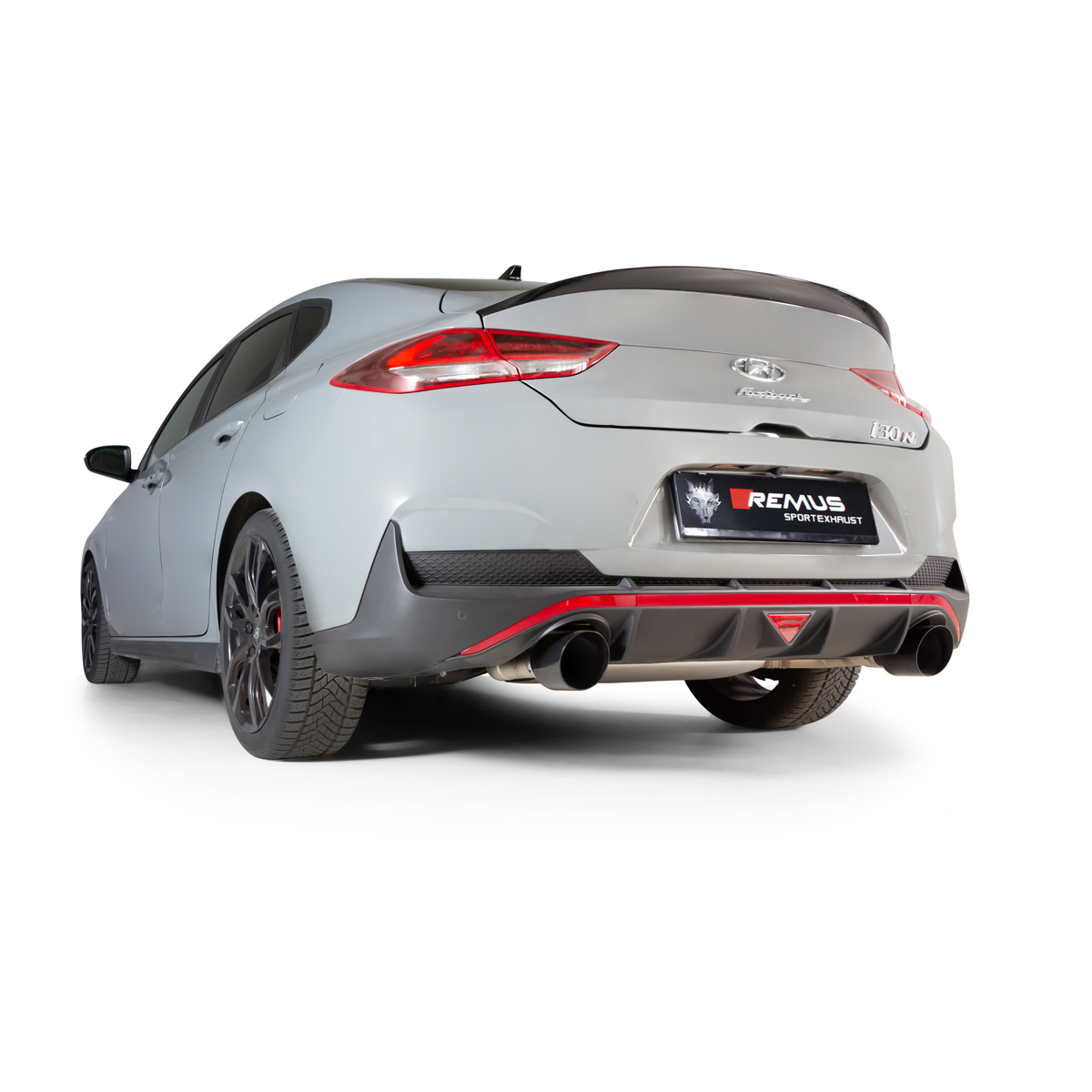 Scarico sportivo omologato Remus a partire dal FAP per Hyundai i30 Fastback N Performance 2.0l Turbo 202kW 08/2018-