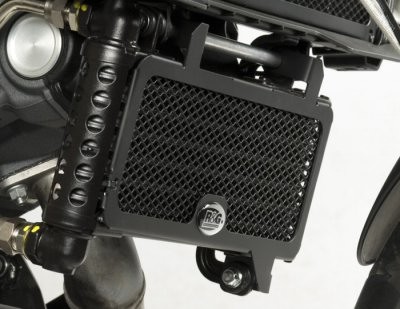 R&G Racing griglia protezione radiatore olio in alluminio per APRILIA DORSODURO 1200 2011-2015