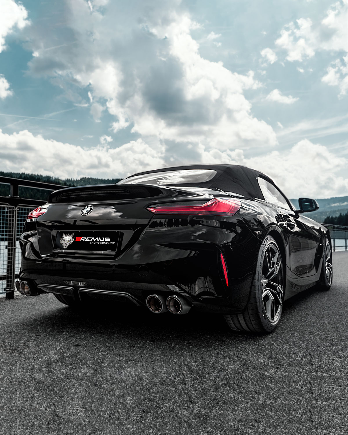 Scarico sportivo omologato Remus per BMW Z4 M40i, Typ(e) G29, Roadster 3.0l Turbo 250kW 10/2018=> (R6, B58B30C, con FAP)