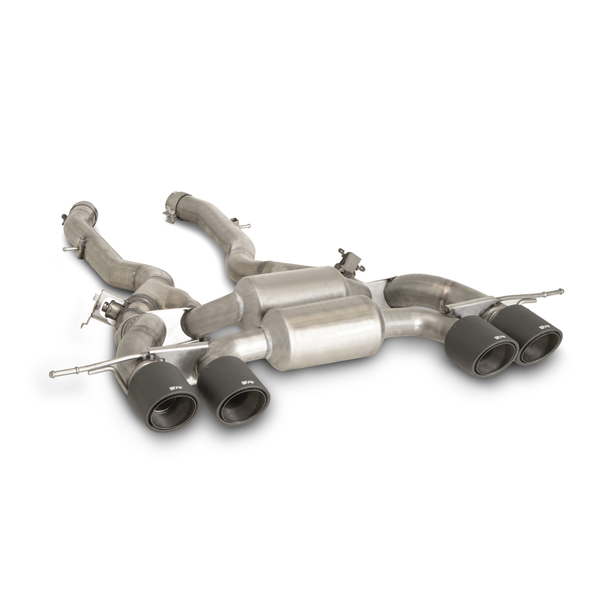 Scarico racing Remus a partire dal downpipe per BMW M2 G87 Typ(e) G2M 3.0l 338kW 2023=> (S58B, con FAP)