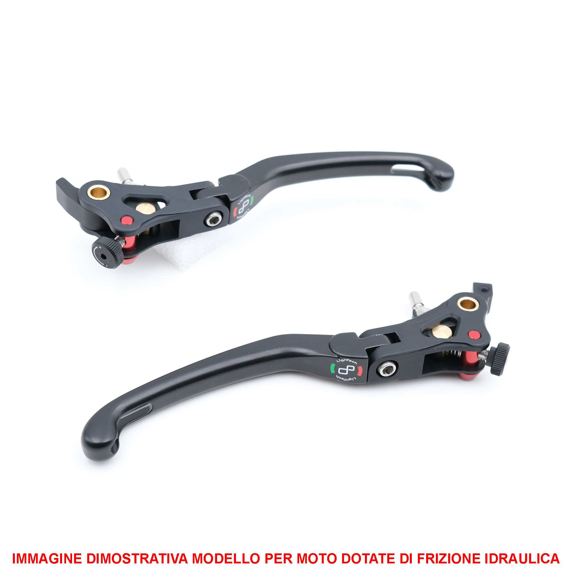 Kit leve (freno + frizione) magnesio/alluminio Lightech ribaltabili Nuova Geometria per KTM 990 DUKE 2024