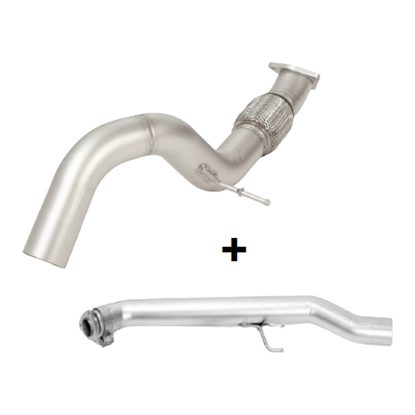 Curva di connessione e downpipe racing Remus 257123 1200