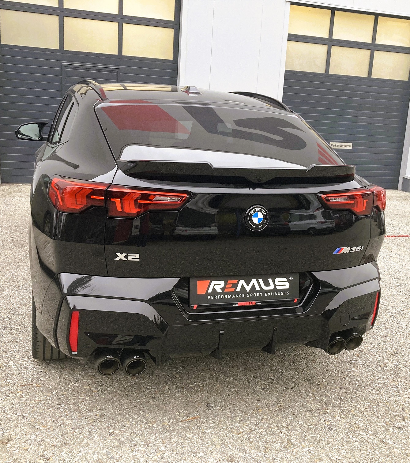 Scarico sportivo omologato Remus a partire dal catalizzatore per BMW X2 M35i xDrive, U10 2.0l Turbo 221kW 10/2024=>
